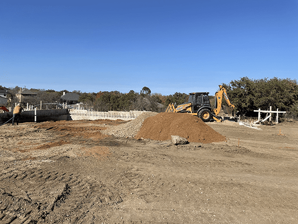 Dirt Delivery by Lakeside Developing