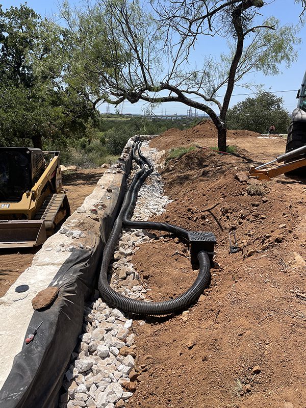 French Drains by Lakeside Developing