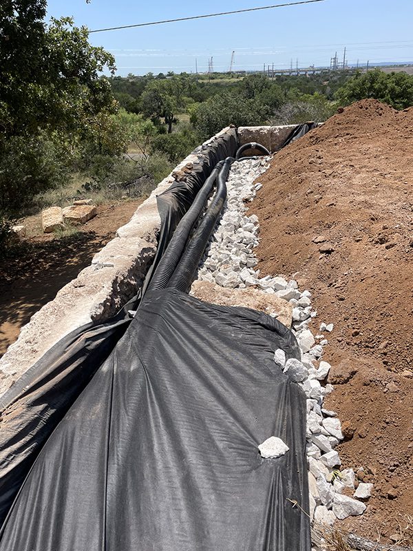 French Drains by Lakeside Developing