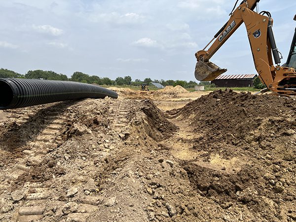 Drainage by Lakeside Developing