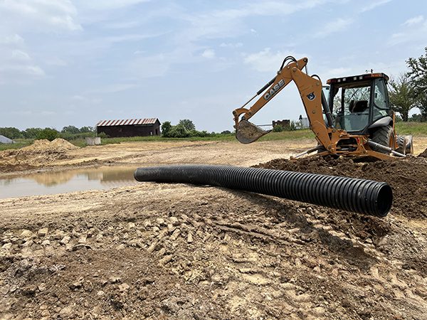 Drainage by Lakeside Developing