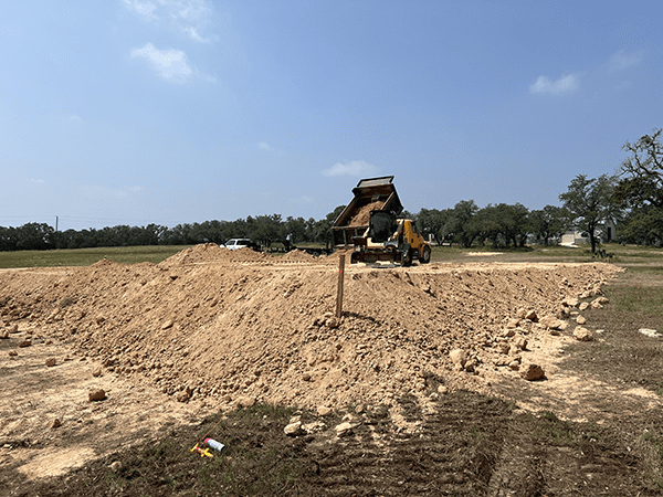 Dirt Delivery by Lakeside Developing