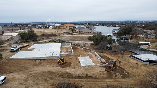 Concrete Pads by Lakeside Developing