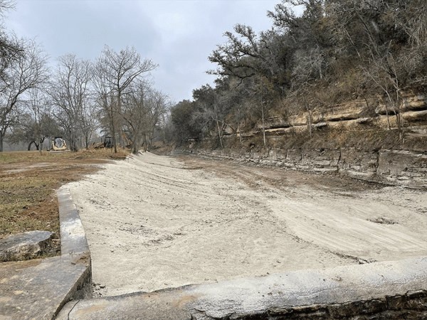 Bentonite Clay Pond from Lakeside Developing