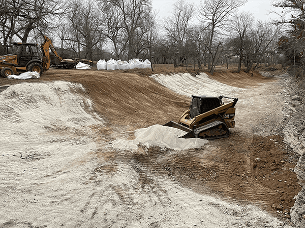 Bentonite Clay Pond from Lakeside Developing