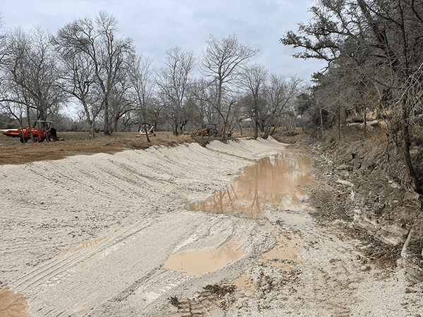 Bentonite Clay Pond from Lakeside Developing