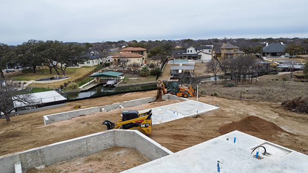 Land Grading by Lakeside Developing