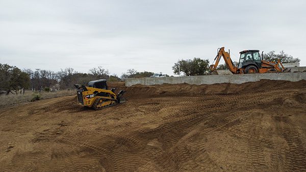 Land Grading by Lakeside Developing